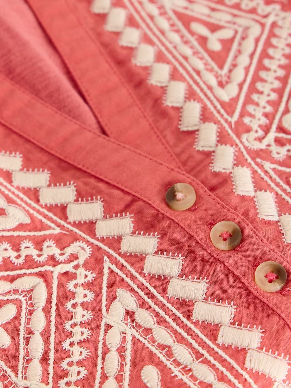 PEONY SLEEVELESS SHIRT MID PINK