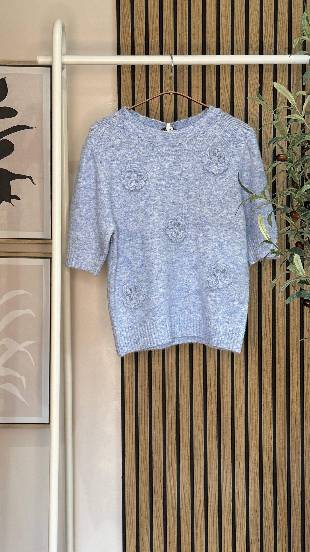 VISTA BLUE MELANGE MARLOTTE JUMPER