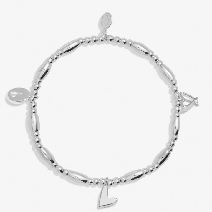 LIFES A CHARM 18TH BRACELET SILVER PLATED