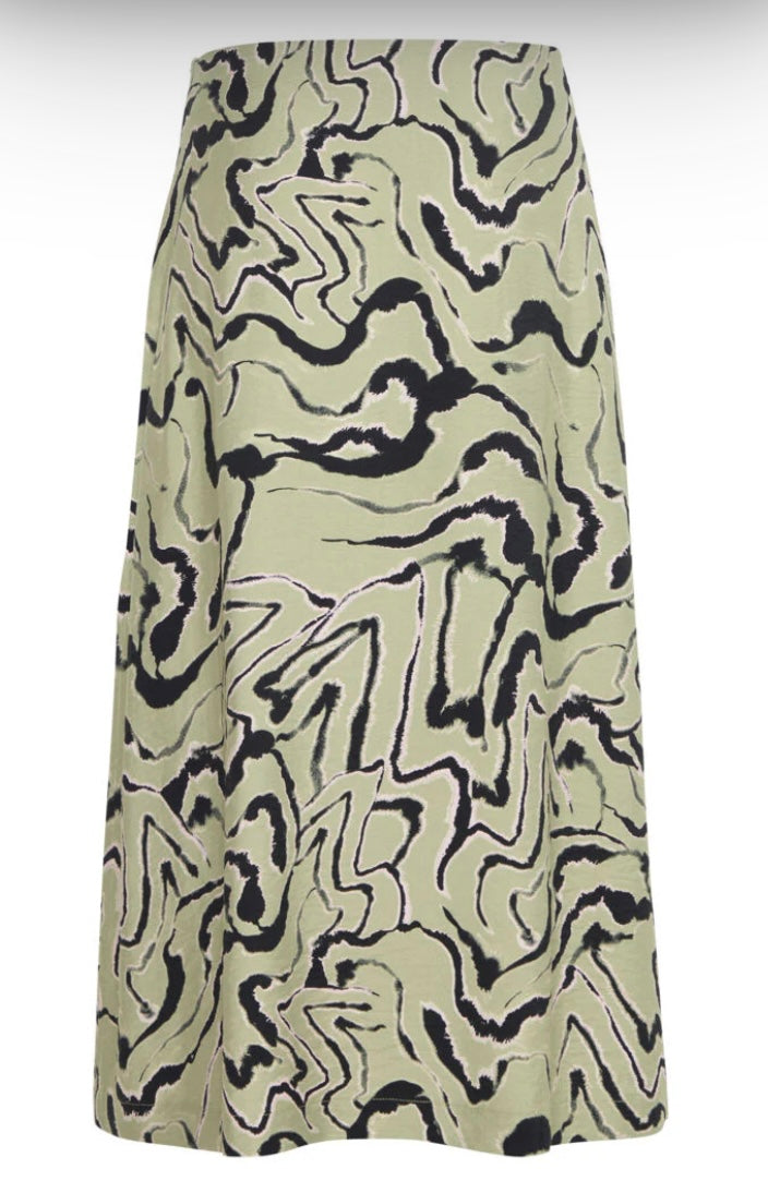 TEA ABSTRACT ANIMAL IHAMMA LONG SKIRT