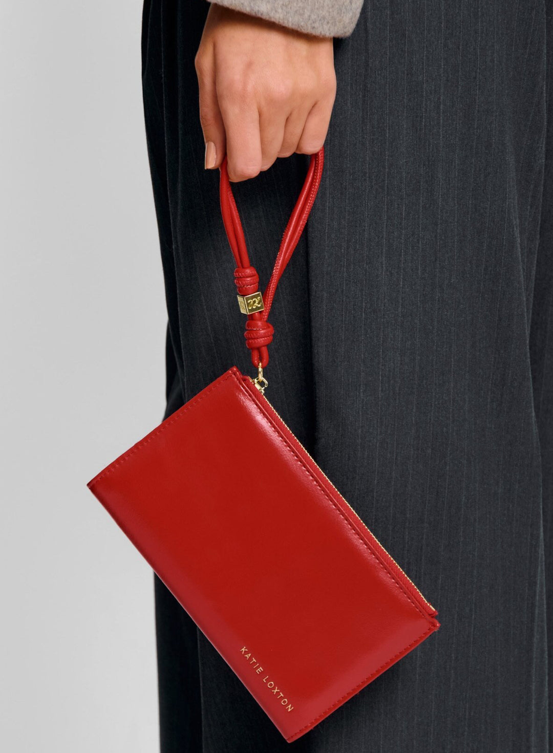 ARDEN LARGE BRAIDED WRISTLET PURSE