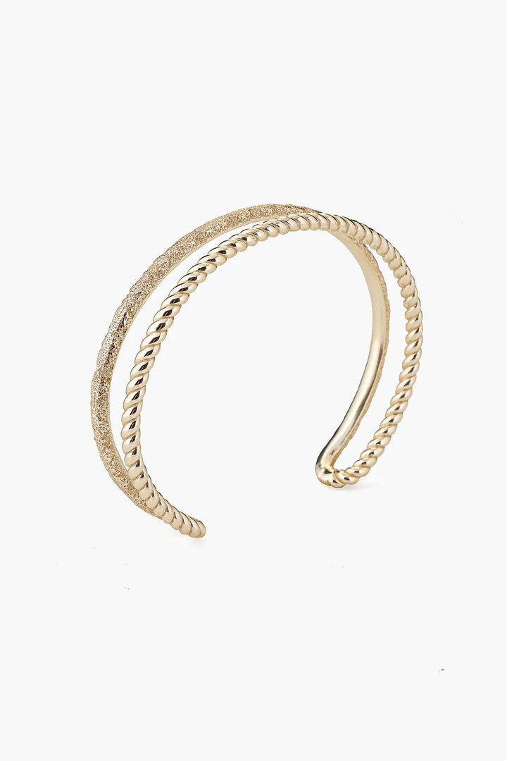 BRAID GOLD BANGLE