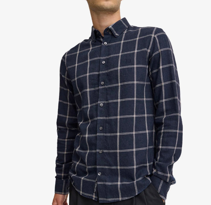 CF ANTON LS BD CHECKED BRU SHIRT