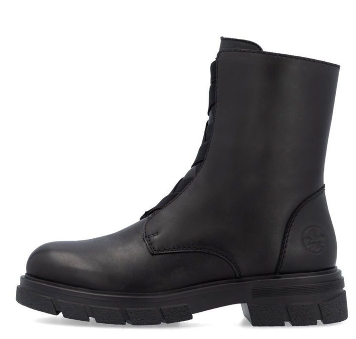 Z9179-00 LADIES BLACK MID HEIGHT BOOTS