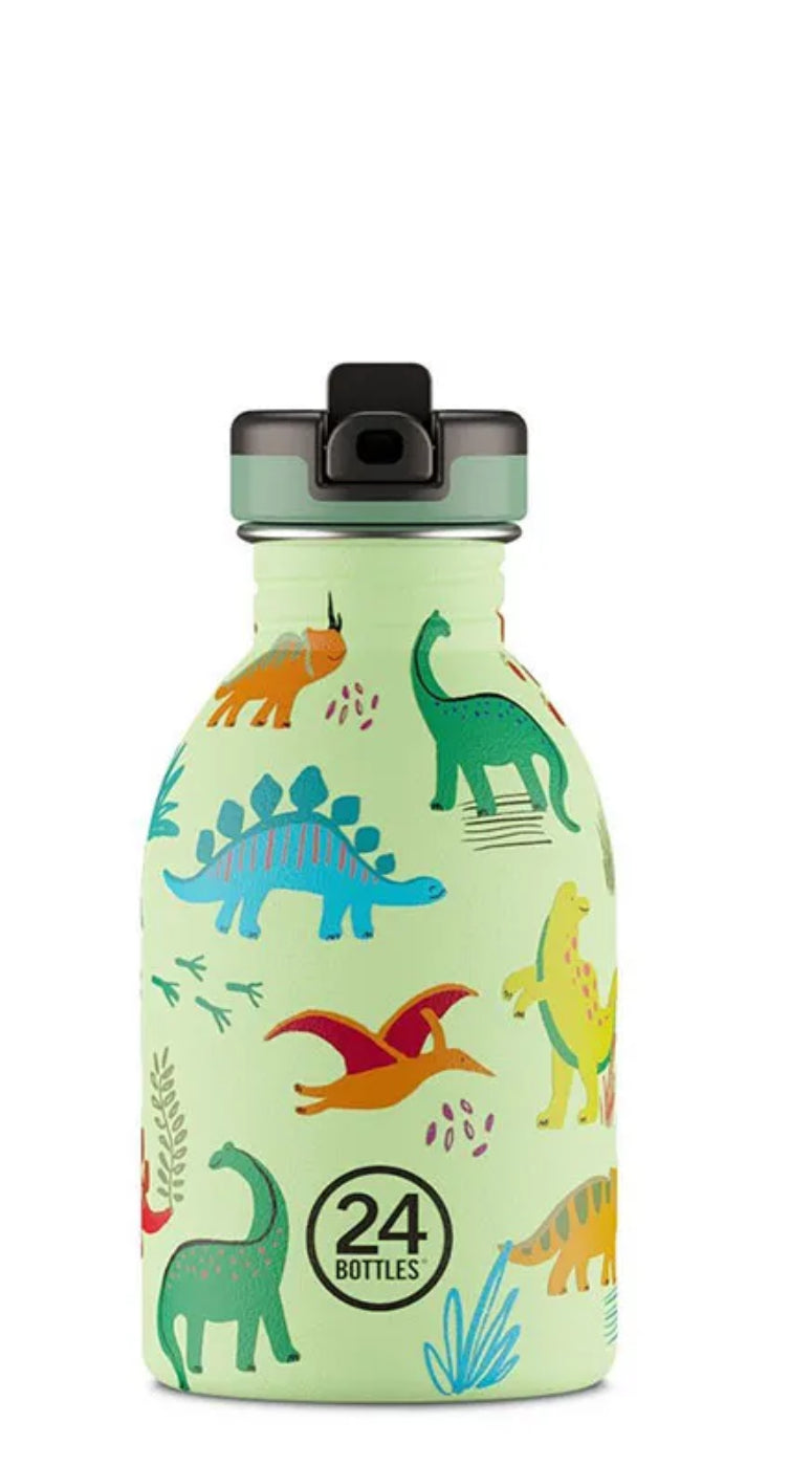 URBAN BOTTLE 250 JURASSIC FRIENDS WITH STRAW