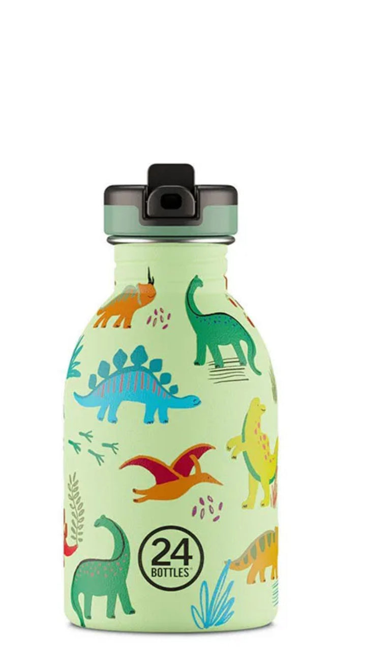 URBAN BOTTLE 250 JURASSIC FRIENDS WITH STRAW