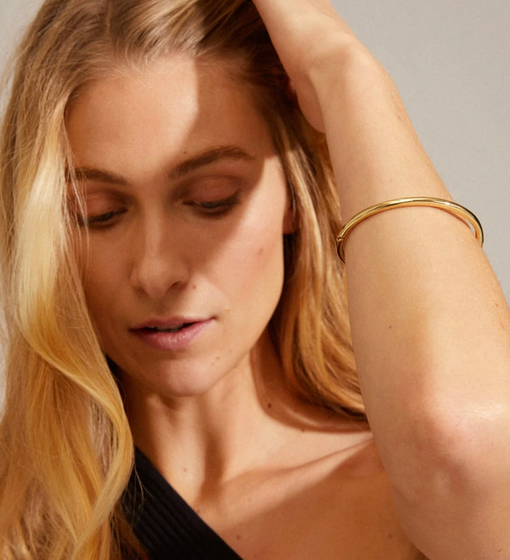 SOPHIA BANGLE BRACELET GOLD PLATED