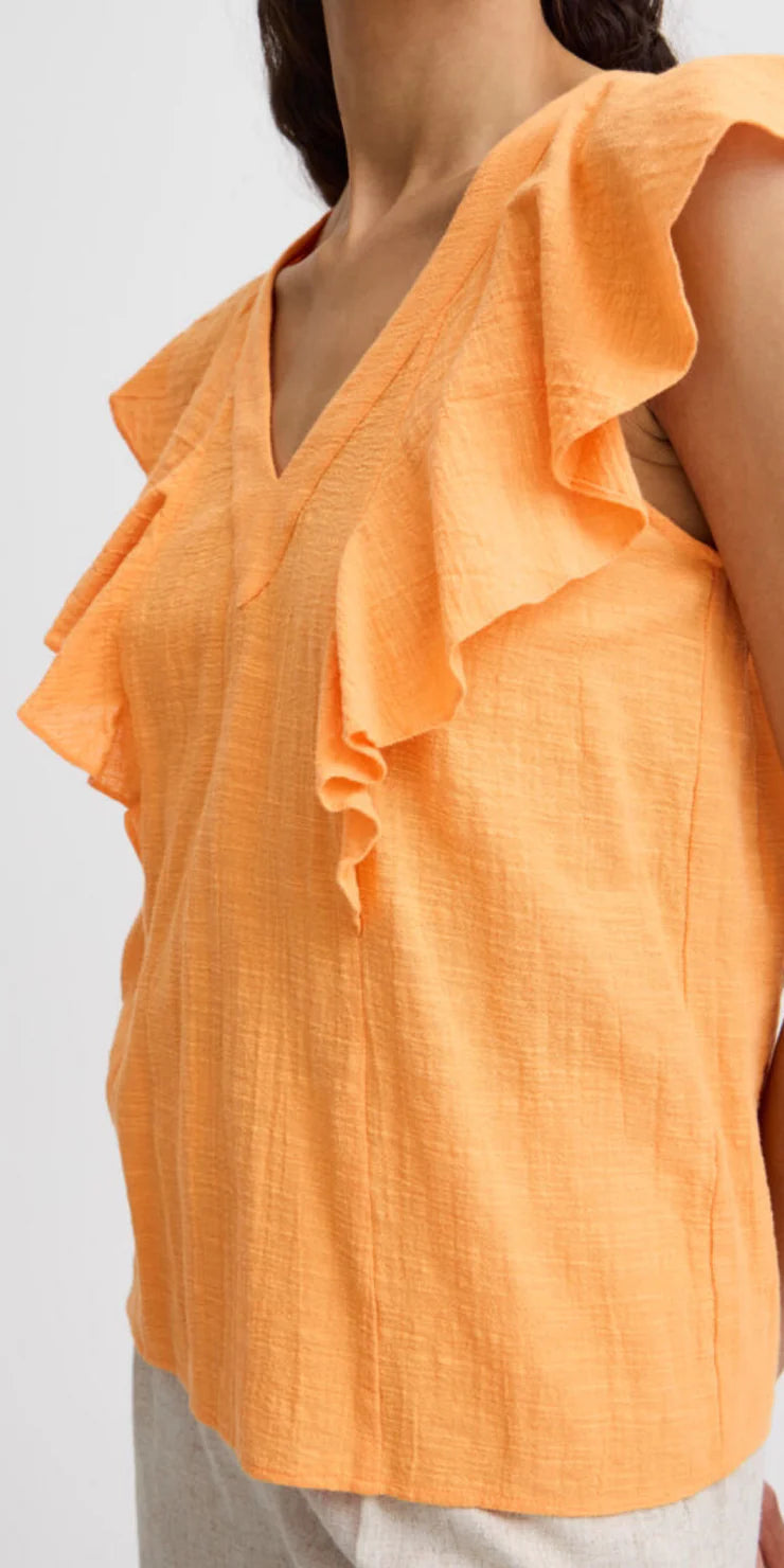 TANGERINE JADA BLOUSE