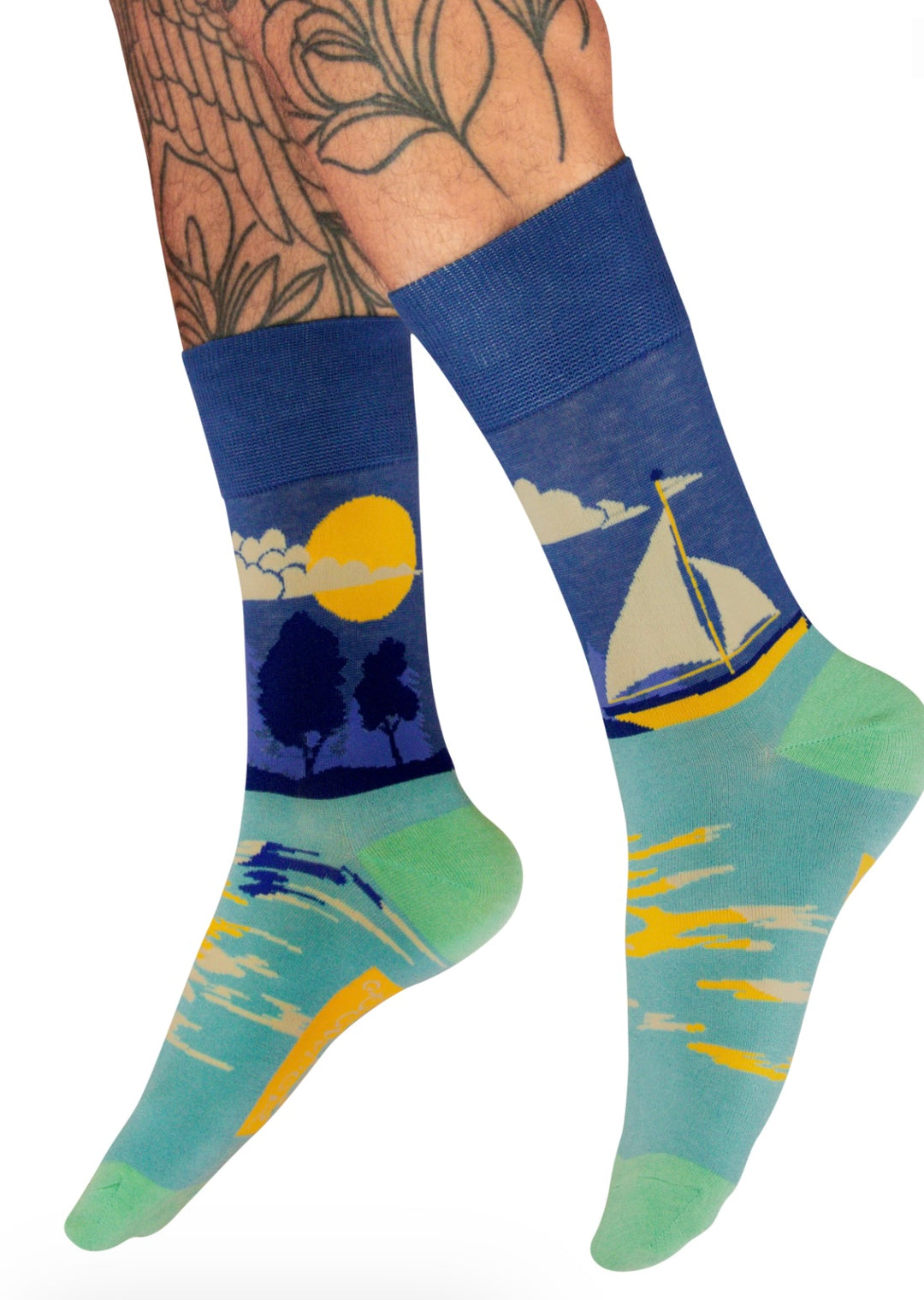 MENS SMOOTH SAILING SOCKS SIZE 8-12