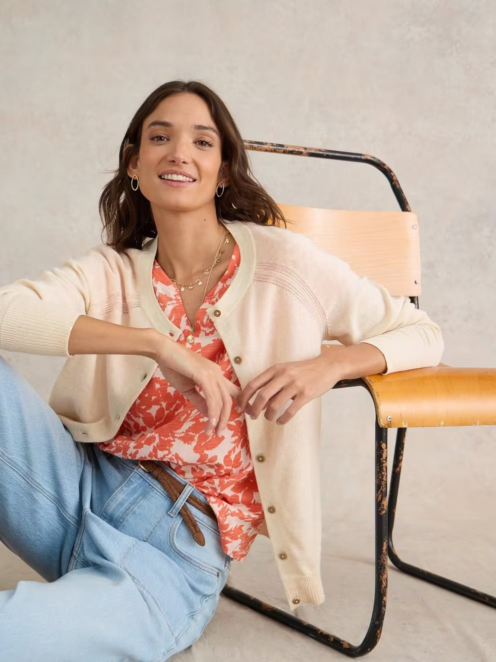LULU CARDI NATURAL WHITE