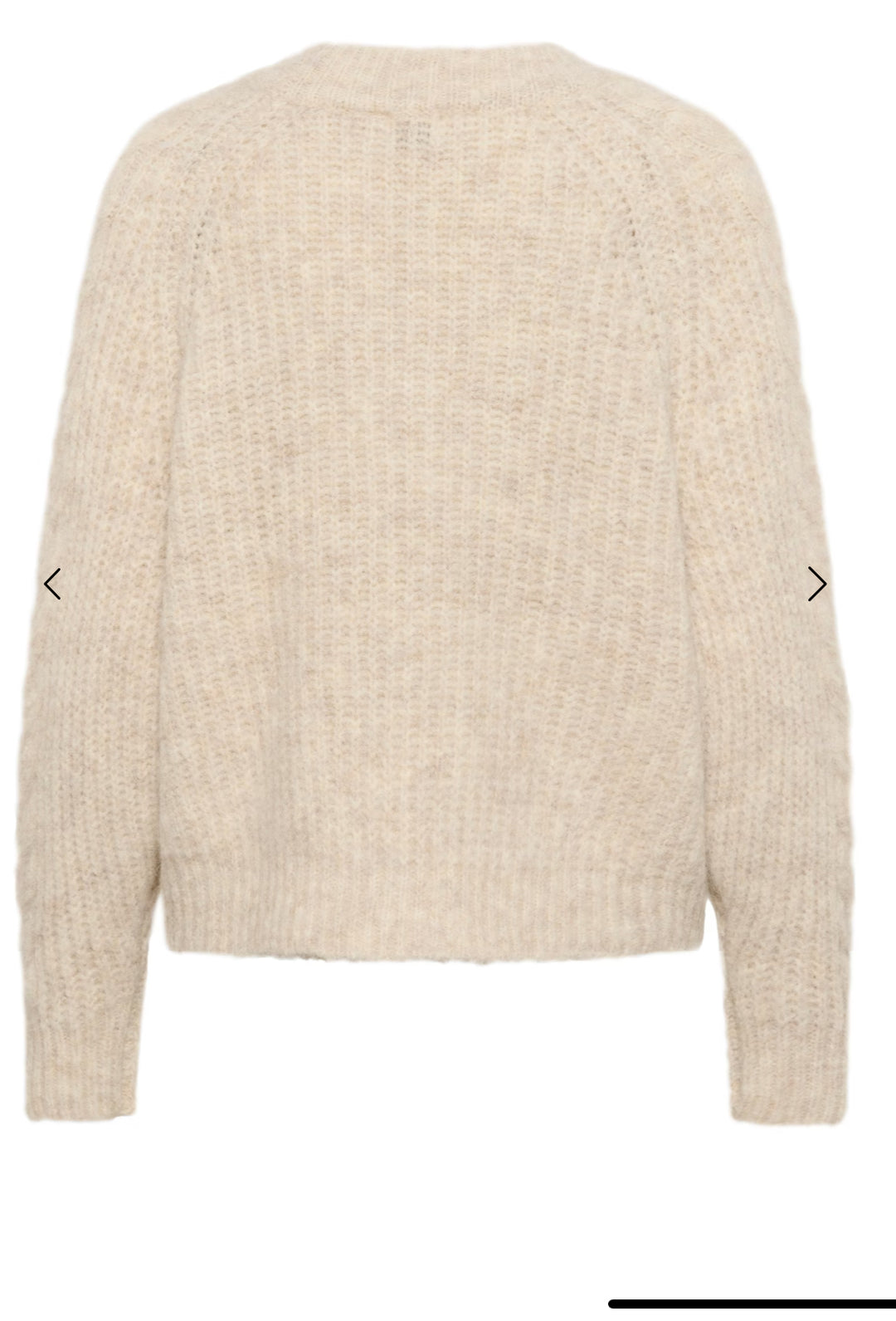 MANDA SZ PULLOVER BROWN RICE MELANGE