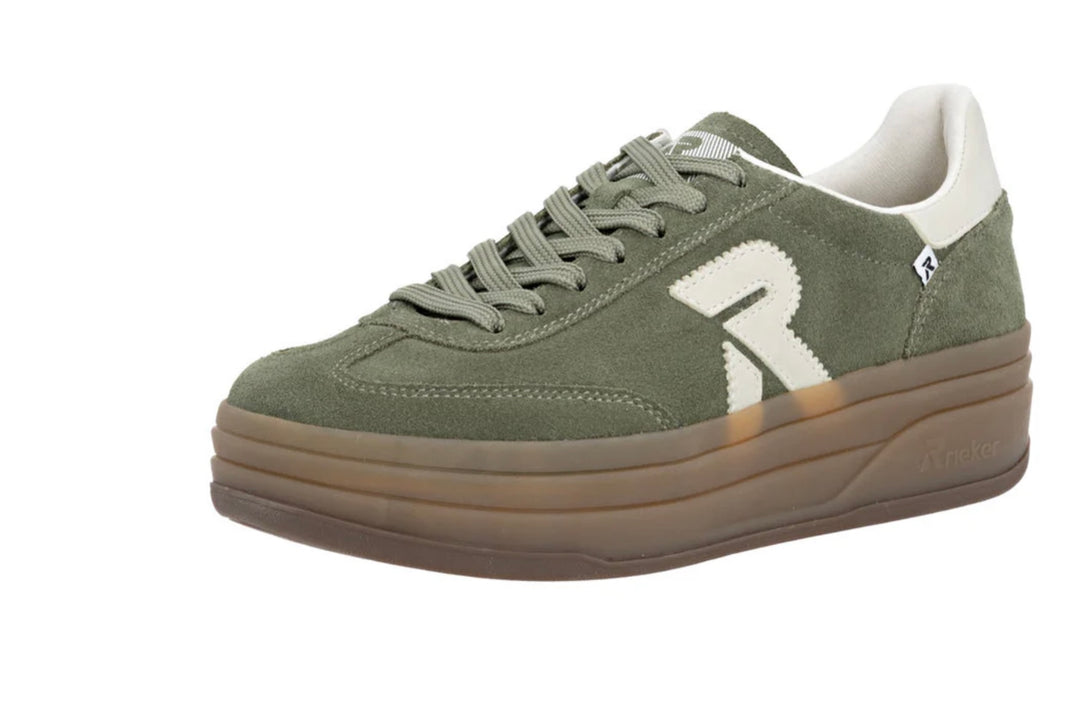 W3700-54 GREEN TRAINERS