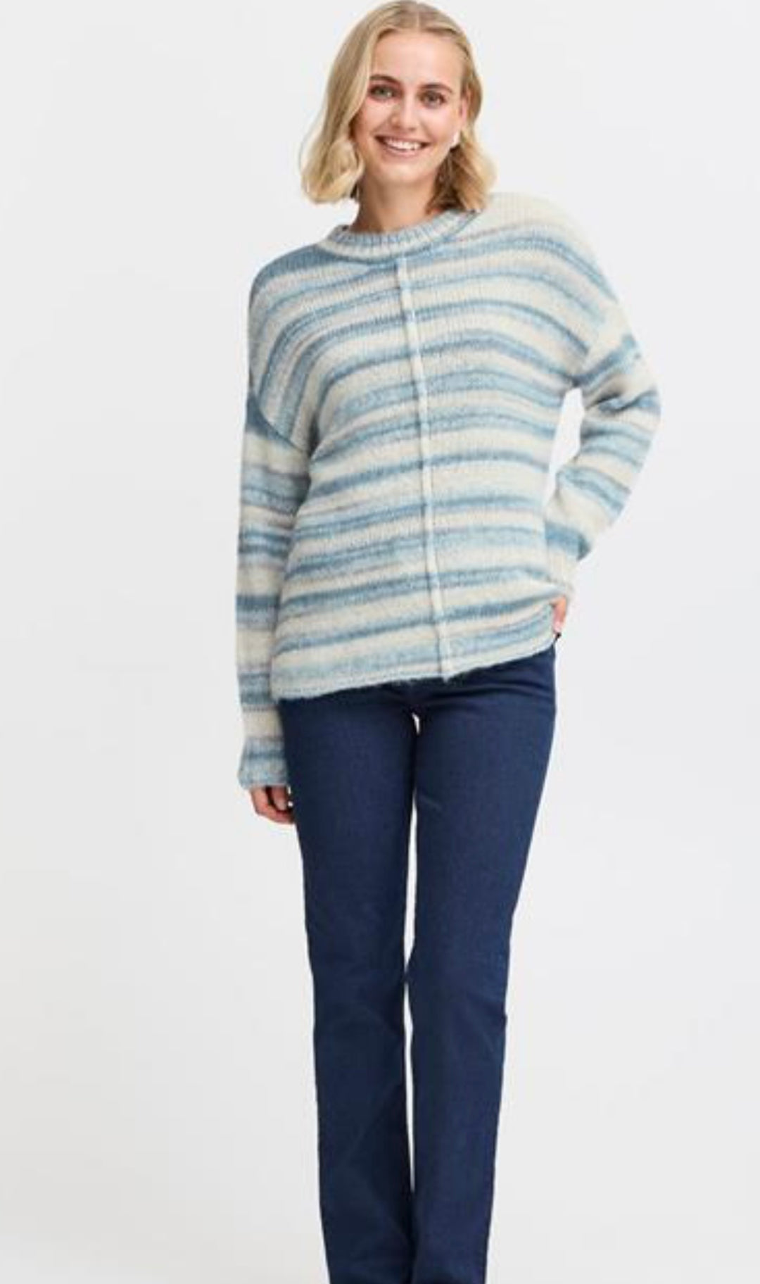 HALEY PULLOVER BLUESTONE MIX