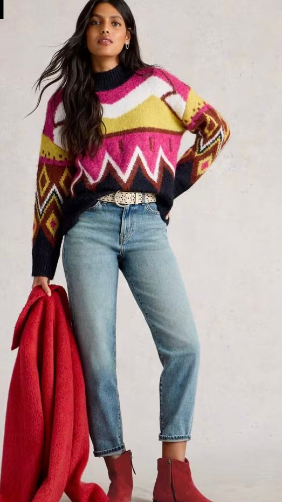 JENNY WESTERN BOOT BRIGHT RED