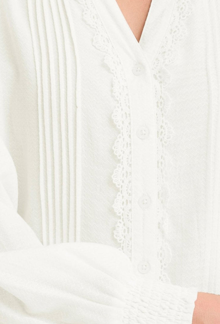 HILDA BLOUSE BLANC DE BLANC