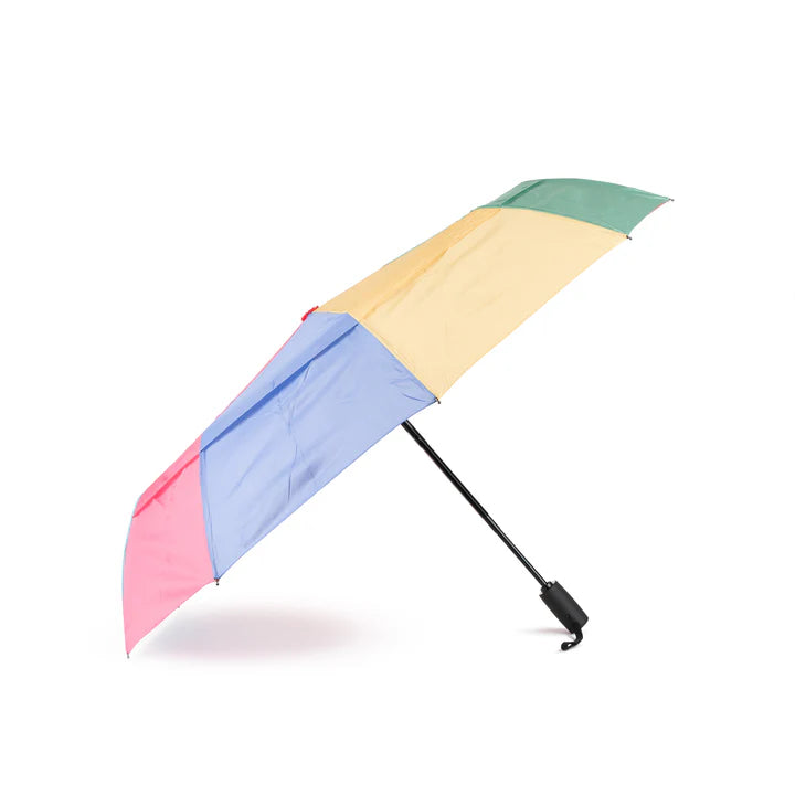 WATERLOO RECYCLED POLYESTER BRIGHT RAINBOW UMBRELLA