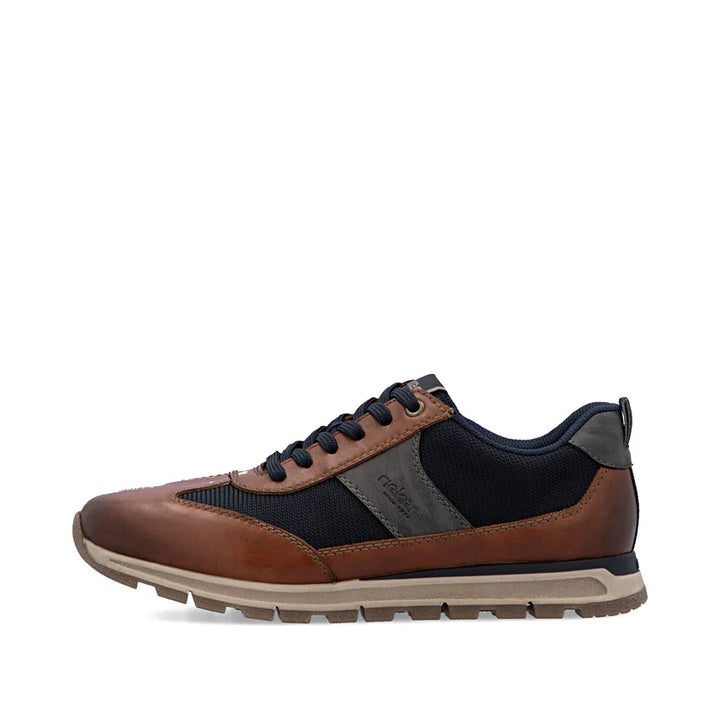 Rieker Men's Brown Leather Trainers B0507-24
