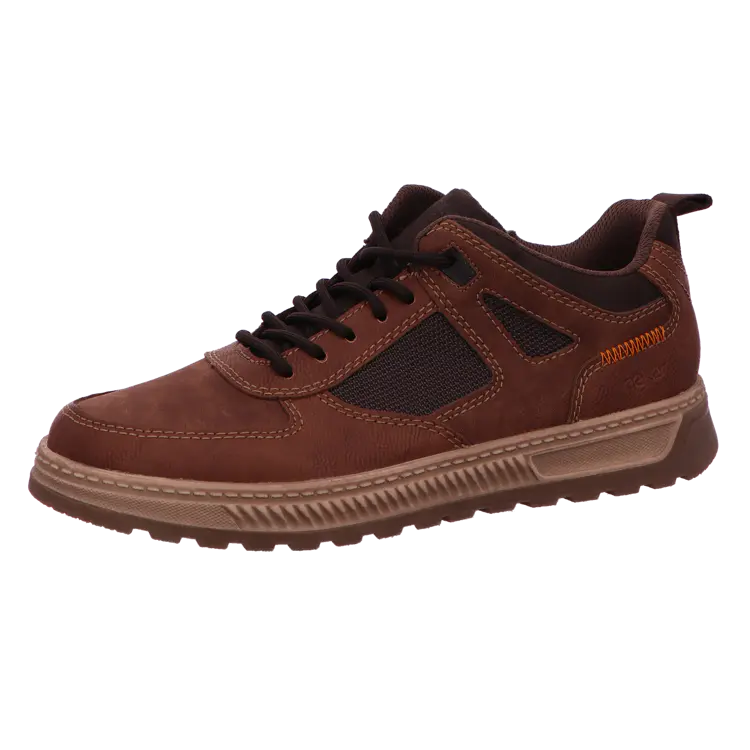 Rieker Men's Brown Lace and Zip Shoes 37004-24
