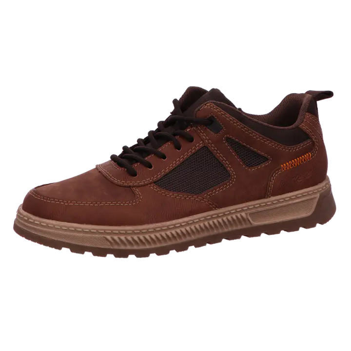 Rieker Men's Brown Lace and Zip Shoes 37004-24