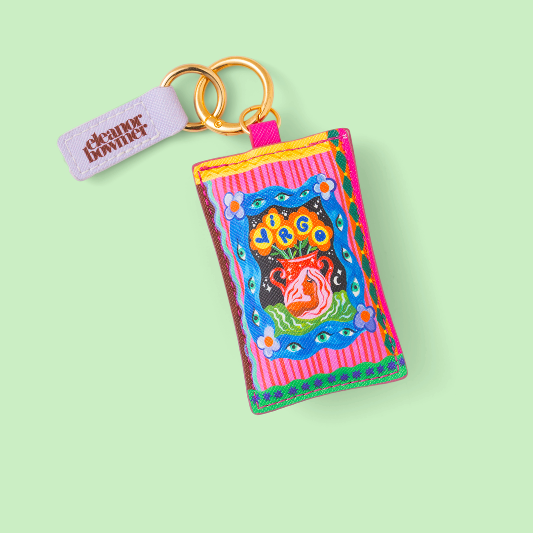 Virgo Zodiac Keyring: Keyring Only