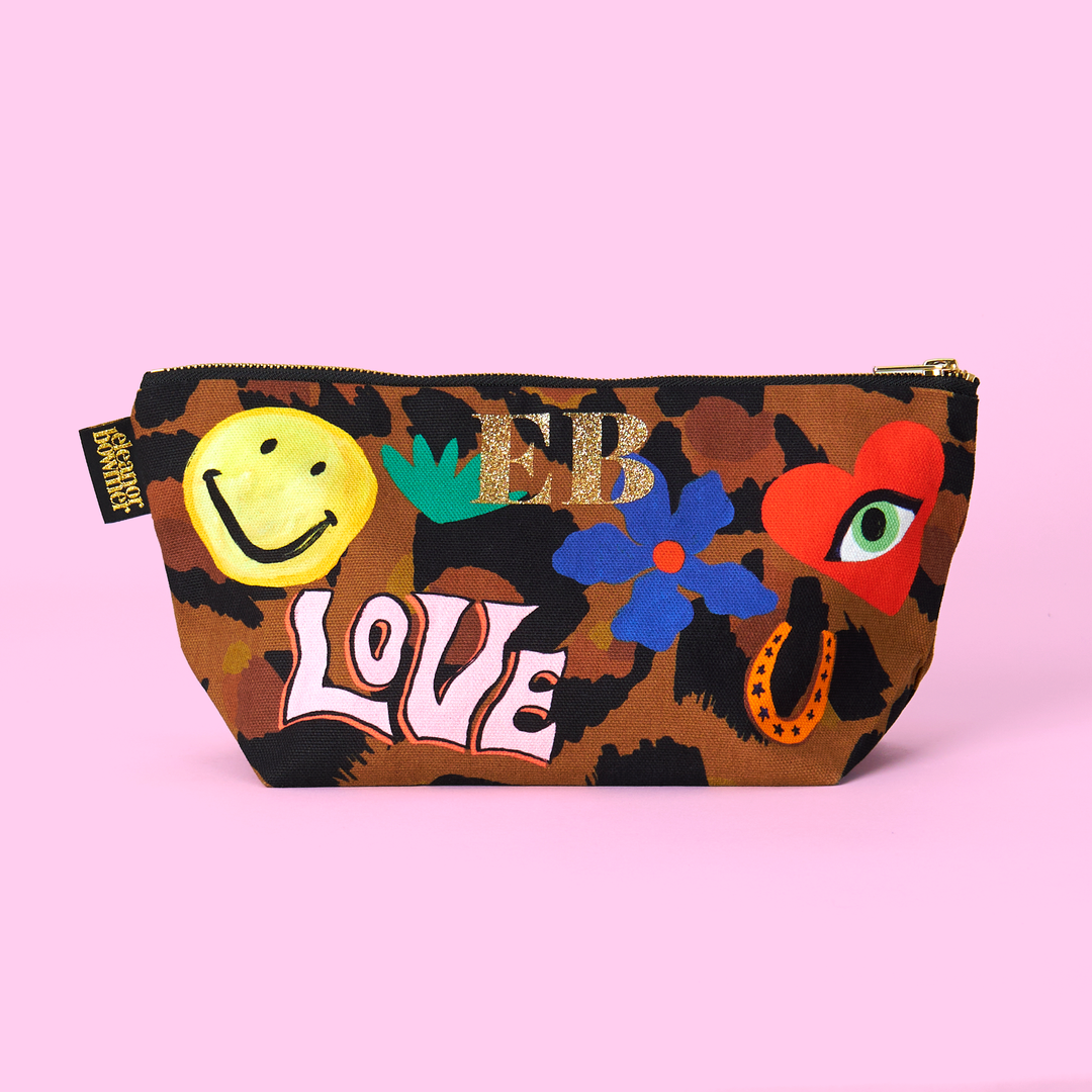 Leopard Icon Zip Bag: Non Personalised
