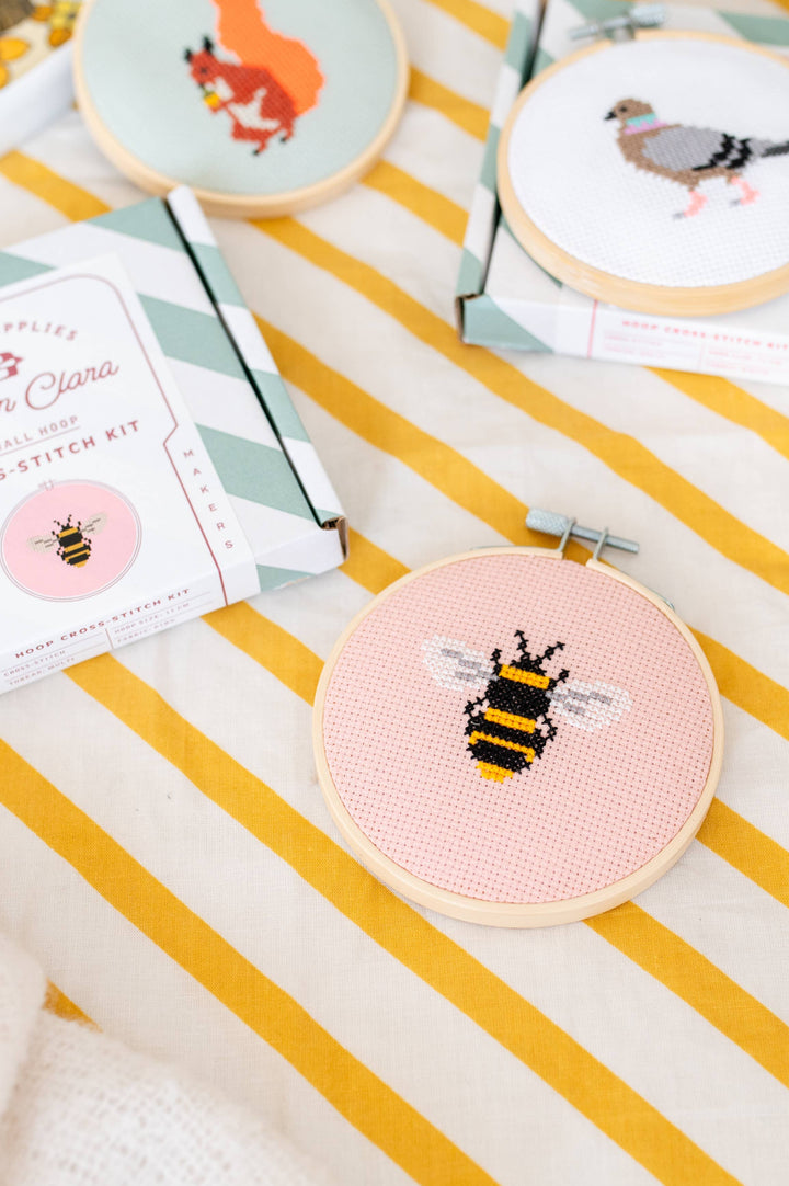 Beginner Bumble Bee Cross Stitch Kit