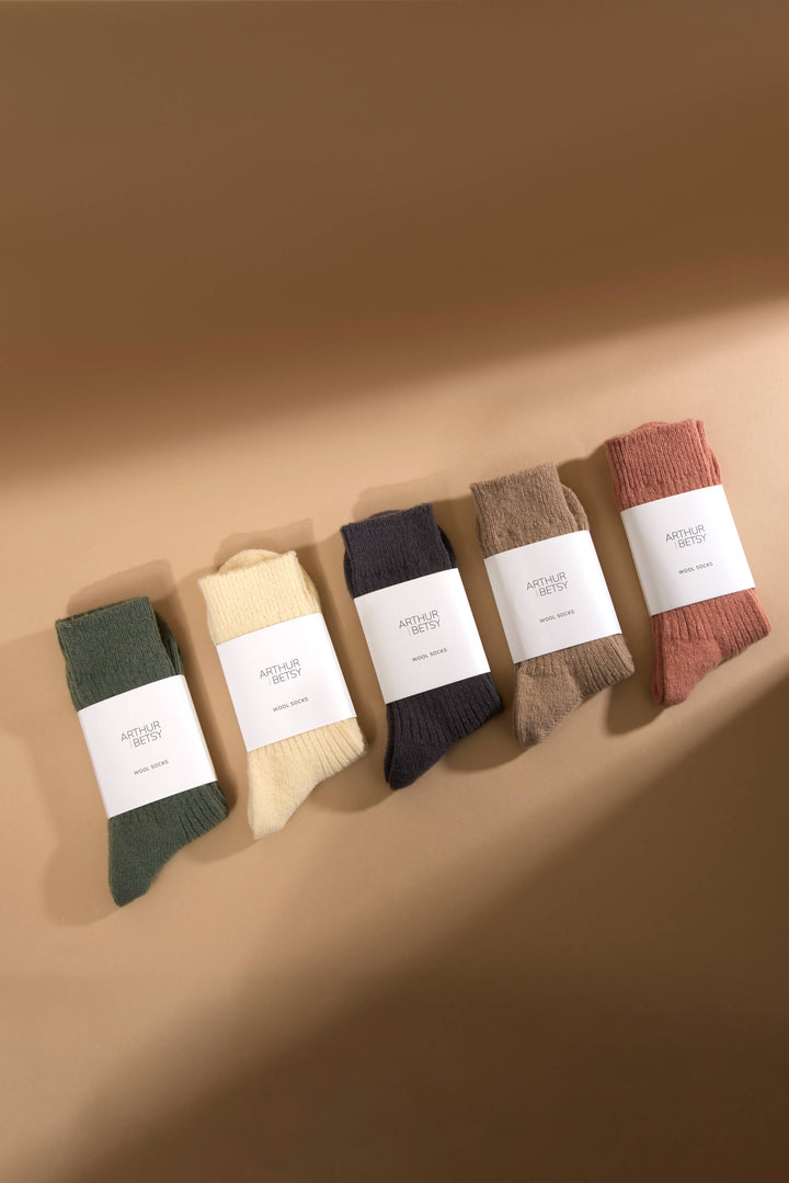 Wool socks, unisex socks, luxury socks