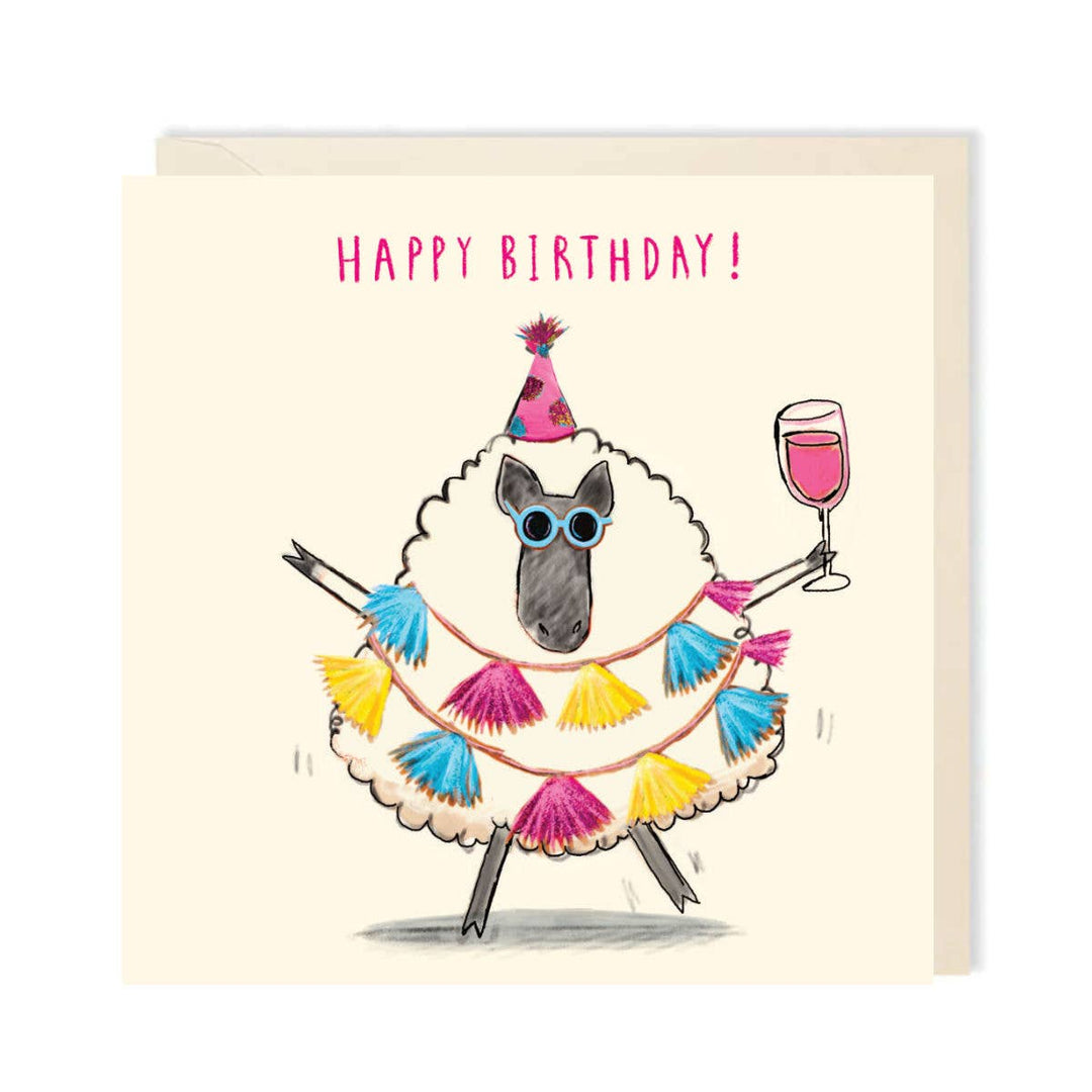 Birthday Sheep Card | Cute Sheep Funny Greeting Card