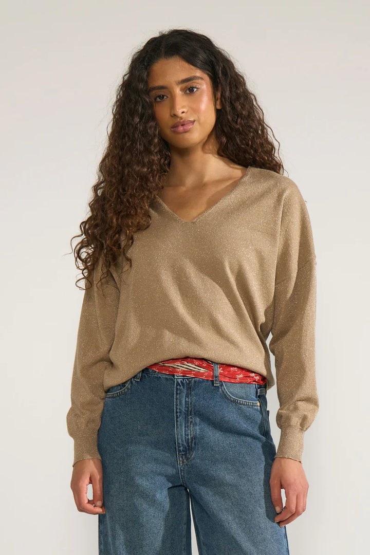 SILVER MINK FLORI PULLOVER