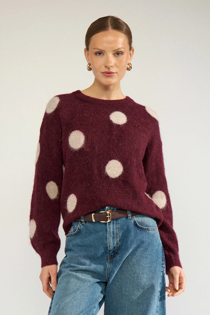 NUSURI Dot Pullover