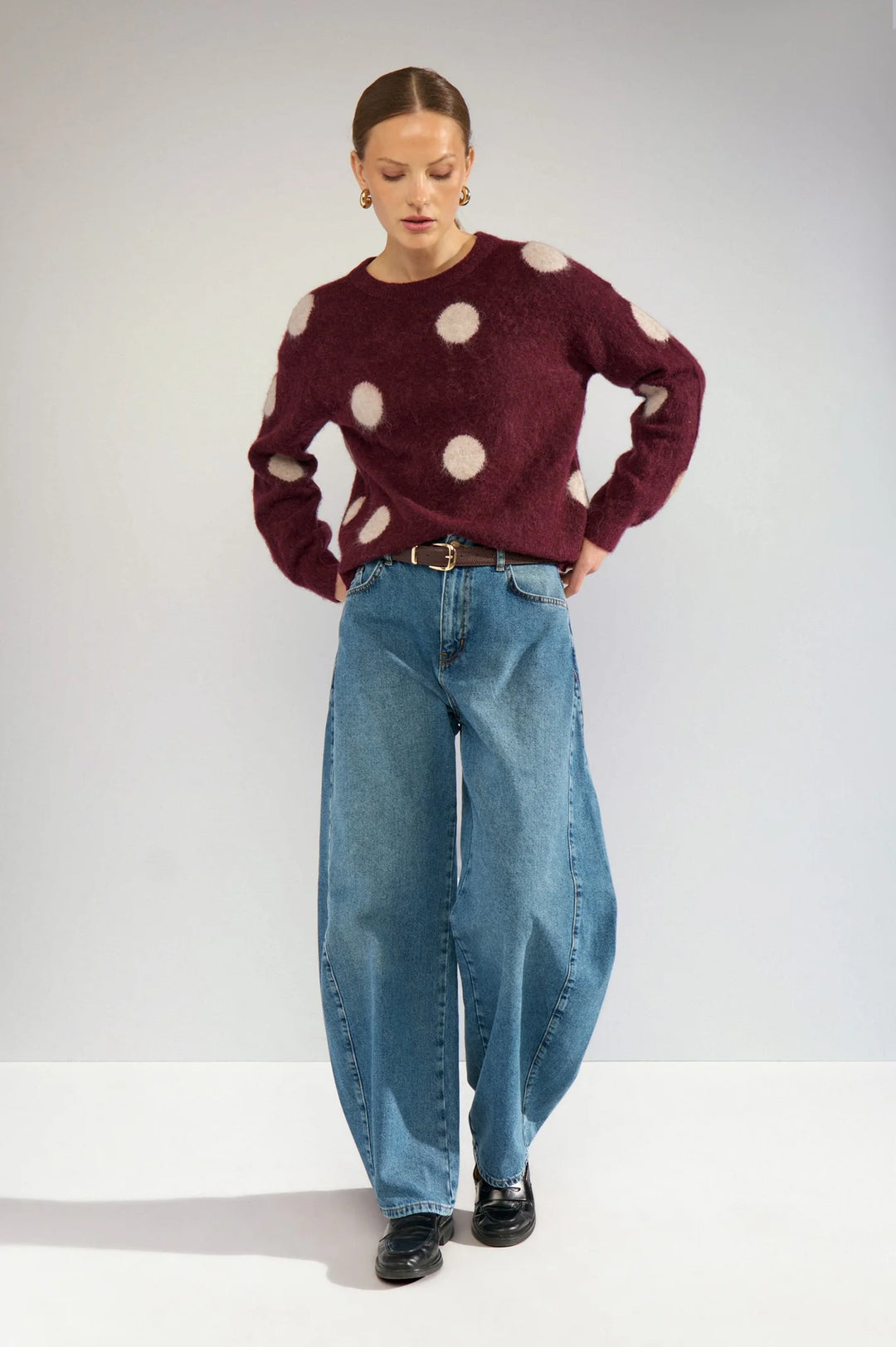 NUSURI Dot Pullover