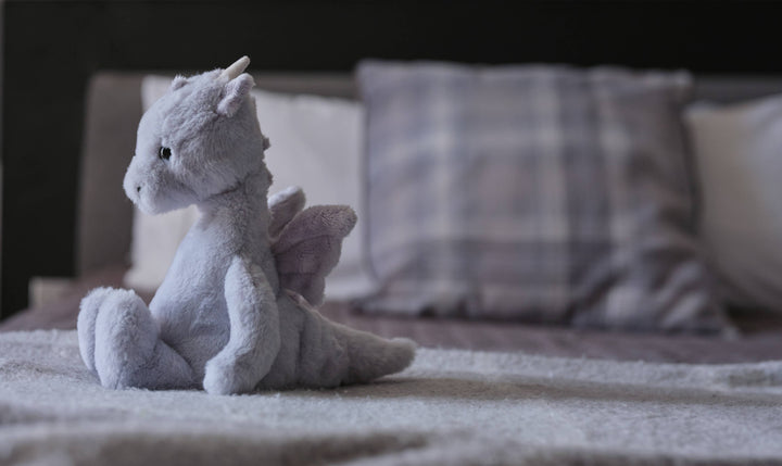 Draco Dragon Cloudy Grey Soft Plush Toy Teddy Bear