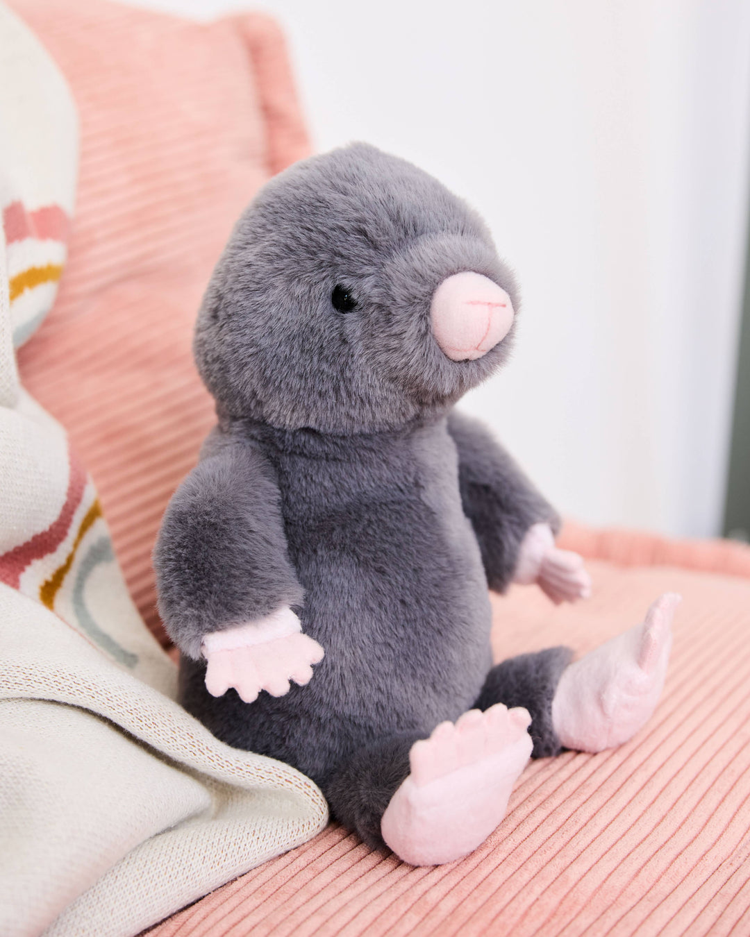 Mula Mole Stone Grey Soft Plush Toy Teddy Bear: Bear & Me / Mole