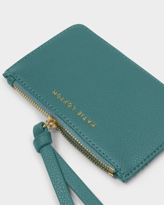 HALLIE COIN AND CARDHOLDER TEAL