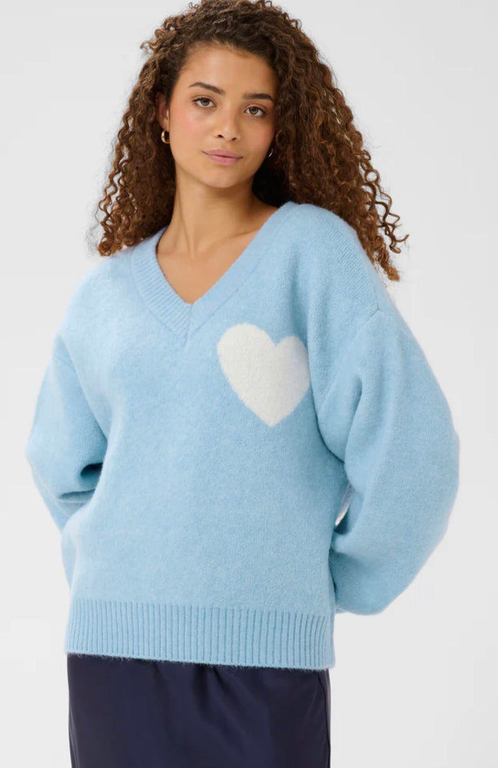PARIA V-NECK PULLOVER SKYWAY