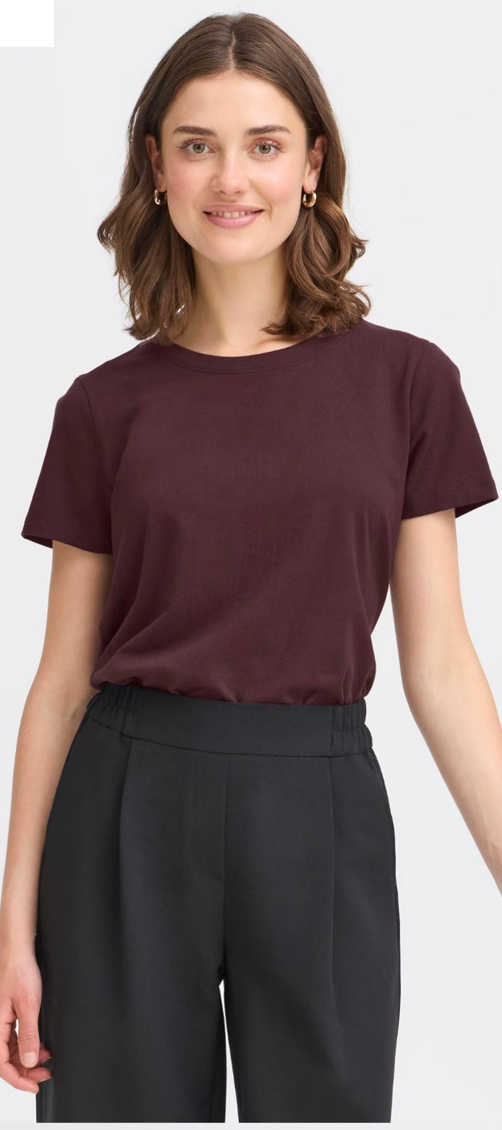 ZASHOULDER TEE FUDGE