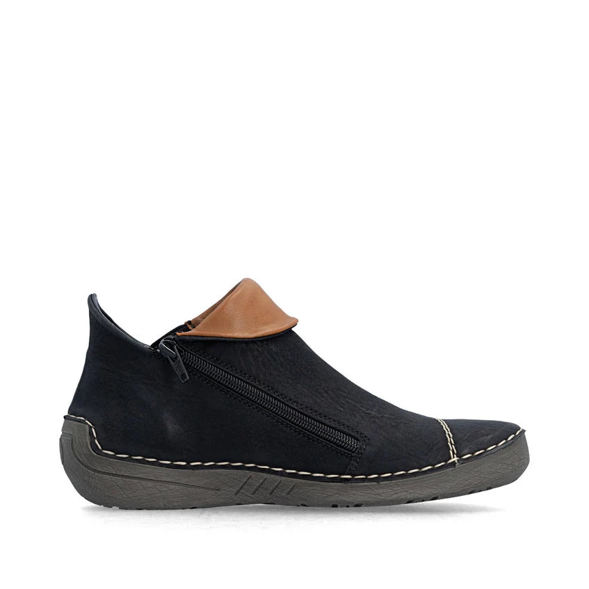 Rieker Women's Black Ankle Boots 72581-00