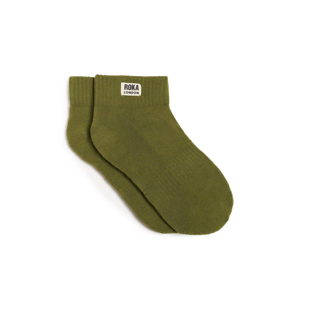 Wembley Ankle Socks for Women in Avocado: UK 3-8 | EU 36-42