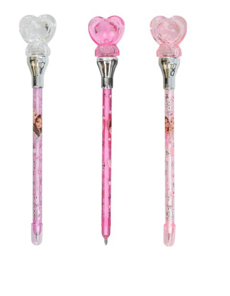 BFF HEART BALL PEN WITH LIGHT