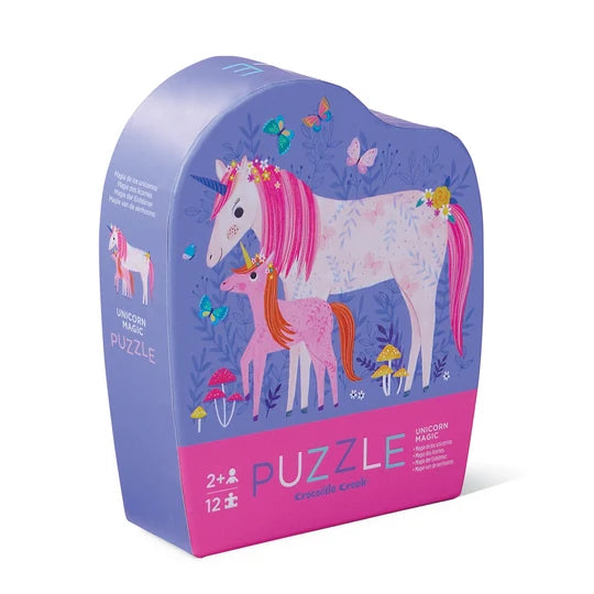 12pc Mini Puzzle / Unicorn Magic