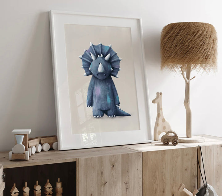 A4 DINOSAUR NURSERY PRINTS SET OF 3