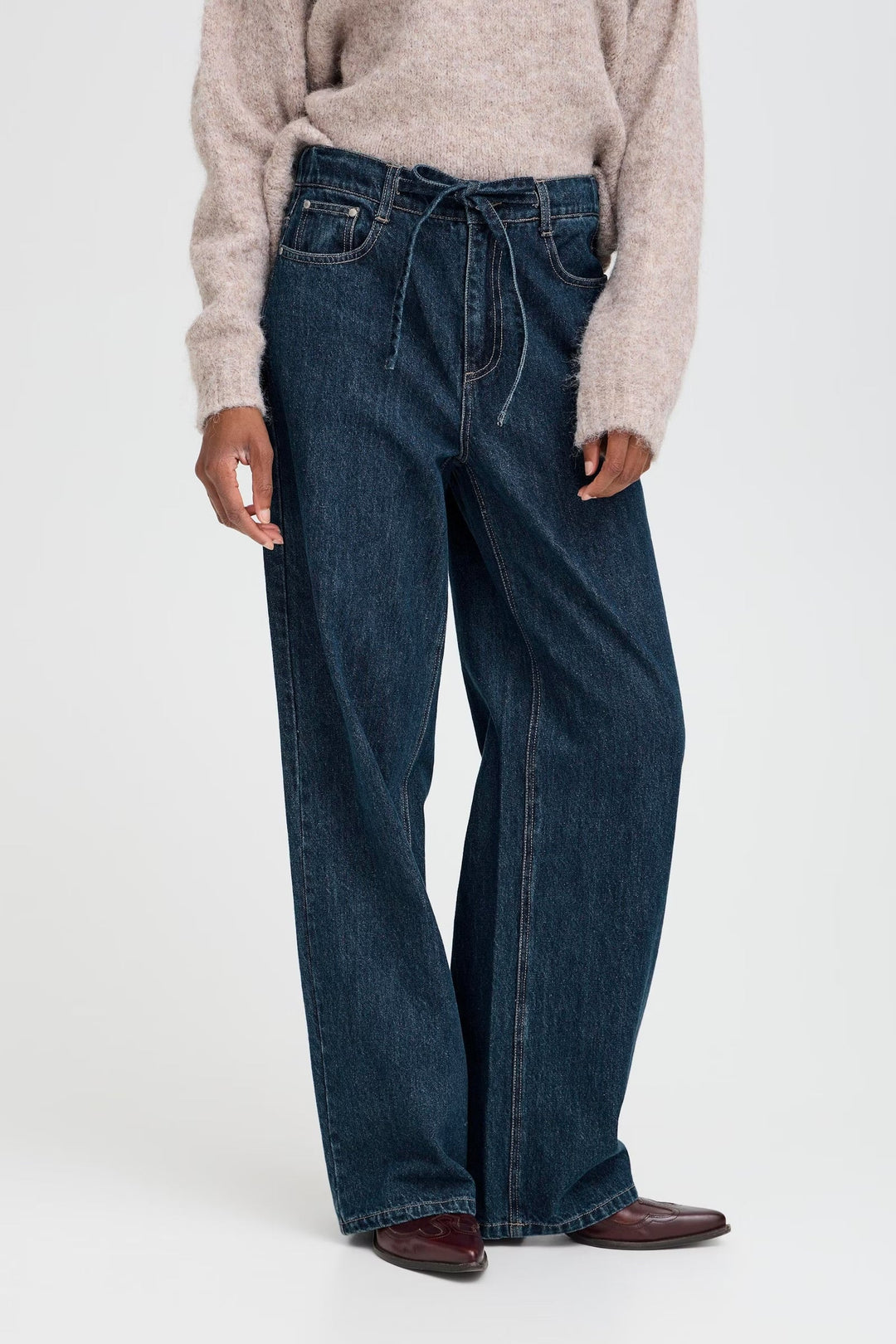 LUKAN JEANS DARK BLUE DENIM