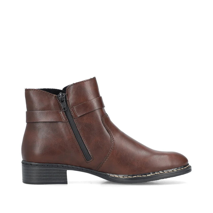 Rieker Women's Brown Ankle Boots 73487-25