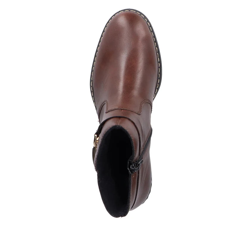 Rieker Women's Brown Ankle Boots 73487-25