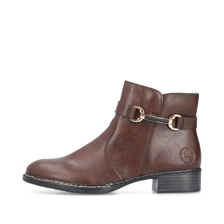 Rieker Women's Brown Ankle Boots 73487-25