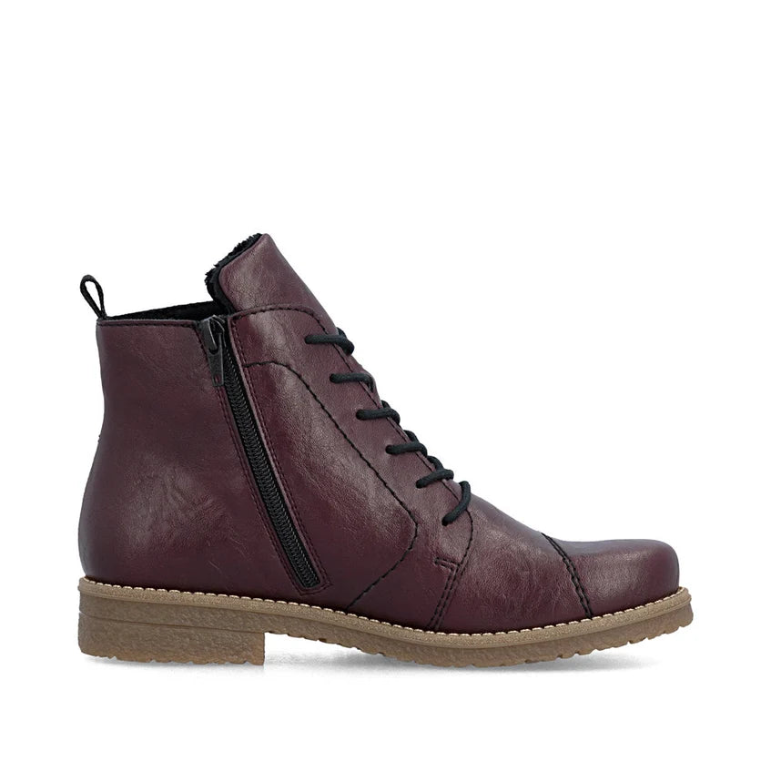 Rieker Women's Red Boots 73500-30