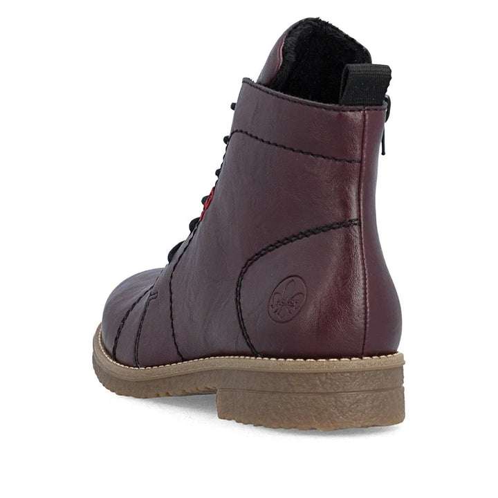 Rieker Women's Red Boots 73500-30