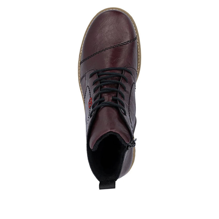 Rieker Women's Red Boots 73500-30