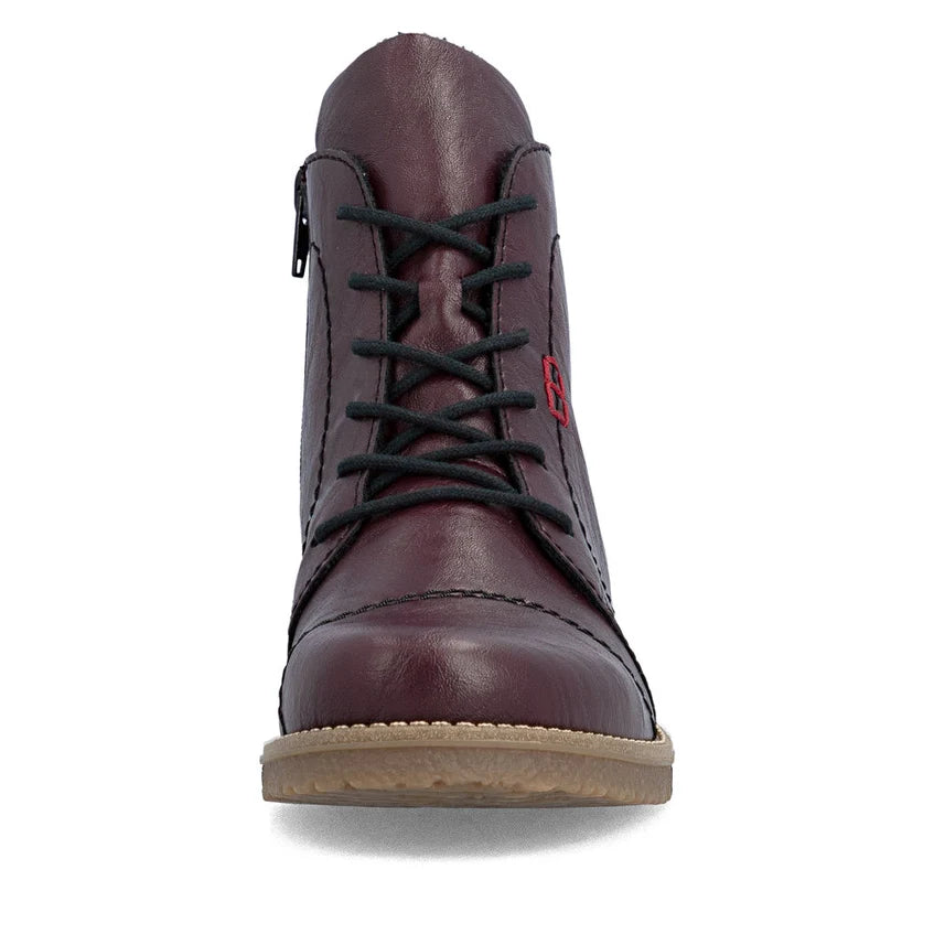 Rieker Women's Red Boots 73500-30