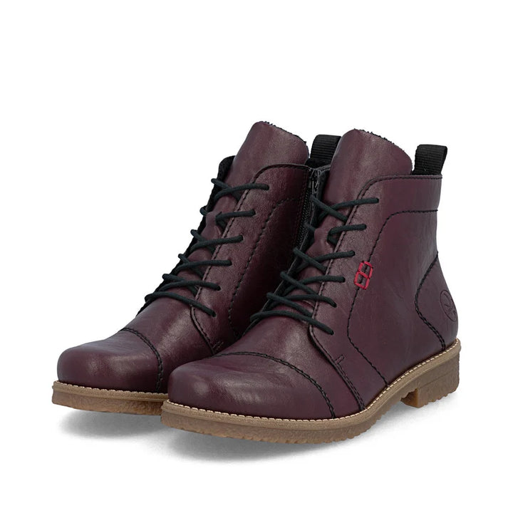 Rieker Women's Red Boots 73500-30